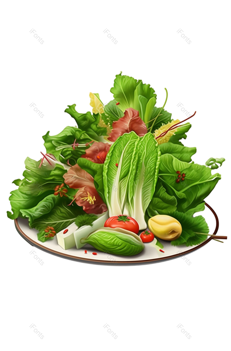 盘子图片,美味元素,食品PNG,健康免抠素材